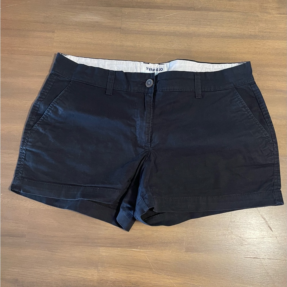 Old Navy Black Bermuda Shorts Classic Style